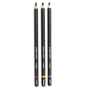 Camel Black medium/soft/hard charcoal pencils
