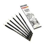 Pencils (Graphite) | Camlin | Pack of HB,2B,4B,6B,8B,10B | 6 PCS
