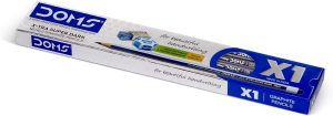DOMS X1 X-TRA Super Dark Pencil – Bold, Smooth, Long-Lasting for Precise, Perfect Lines