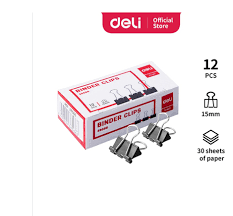Deli Effortless Binder Clip - E38566 15mm