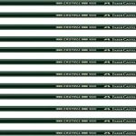 Faber Castell 9000 Graphite Pencil 2B - 12 Pcs