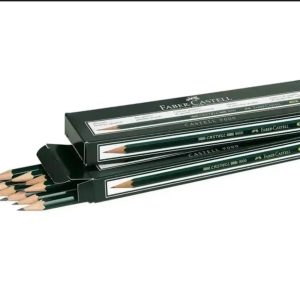 Faber Castell 9000 Graphite Pencil 4B - 12 Pcs