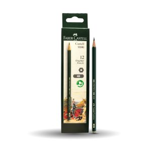Faber Castell 9000 Graphite Pencil 6B - 12 Pcs