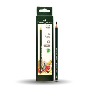 Faber Castell 9000 Graphite Pencil 8B - 12 Pcs