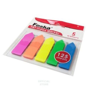 Foska Arrow Shaped Index Marker 5 color 125 Sheets