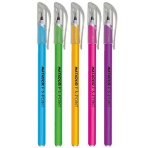 Matador Pin-Point Ballpen Black Ink - (12 Pcs)
