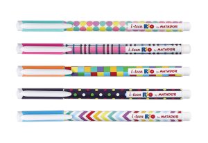 Matador i-Teen Rio Ball Pen Black Ink - (6 Pcs)