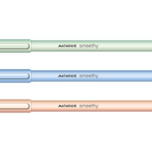 Matador smoothy premium ball Pen 6Pcs - Black Ink