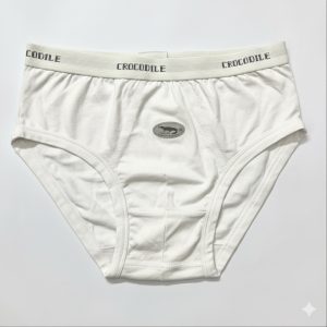 White Underwear Crocodile