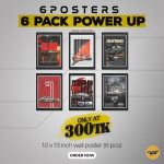 6 Posters - Pack Power Up