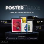 Customizable Glass Poster Frame