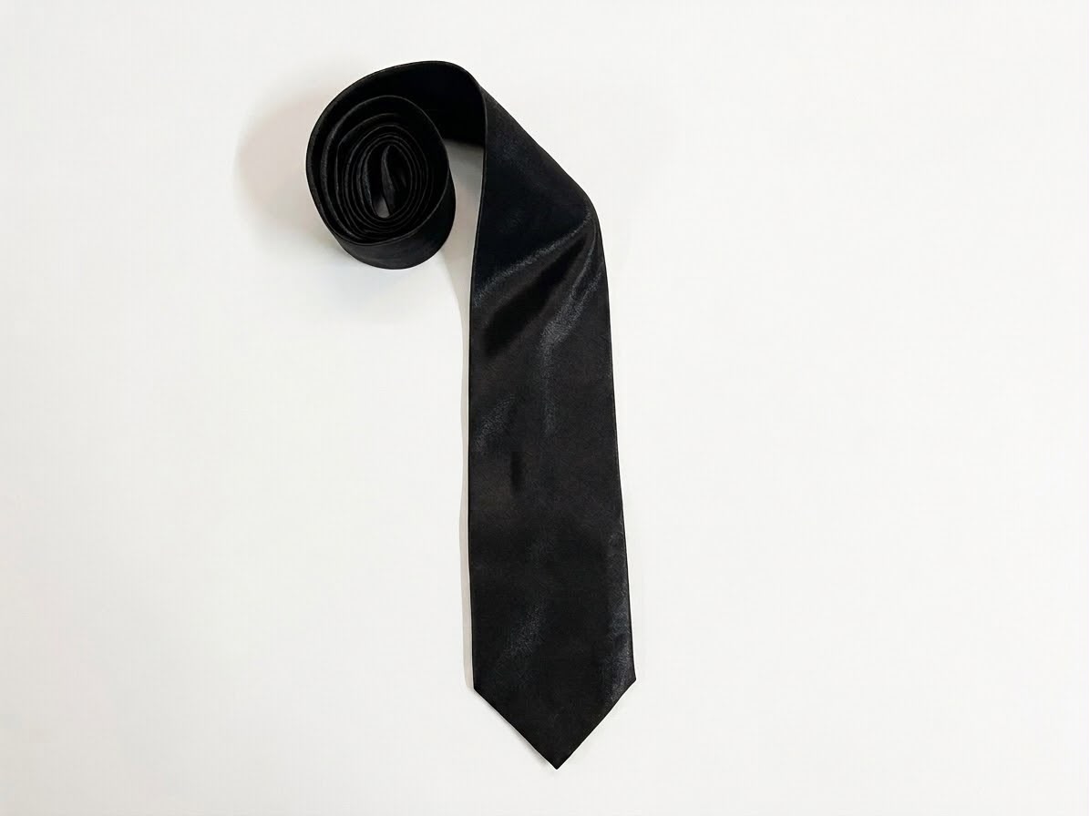 Tie Black ISSB Special Formal Tie - Image 1