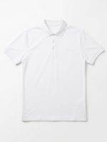 Plain White ISSB Polo T-Shirt