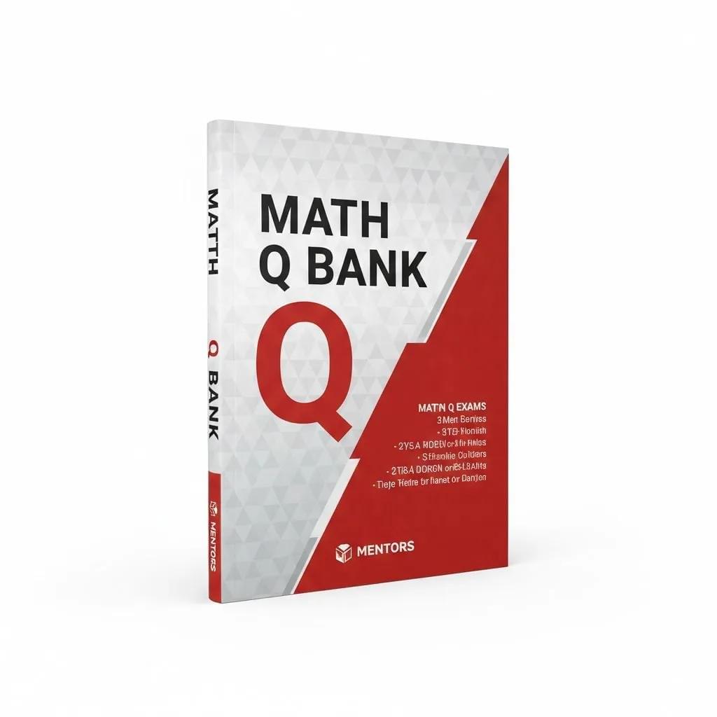 Mentors Math Question Bank Book - Image 1