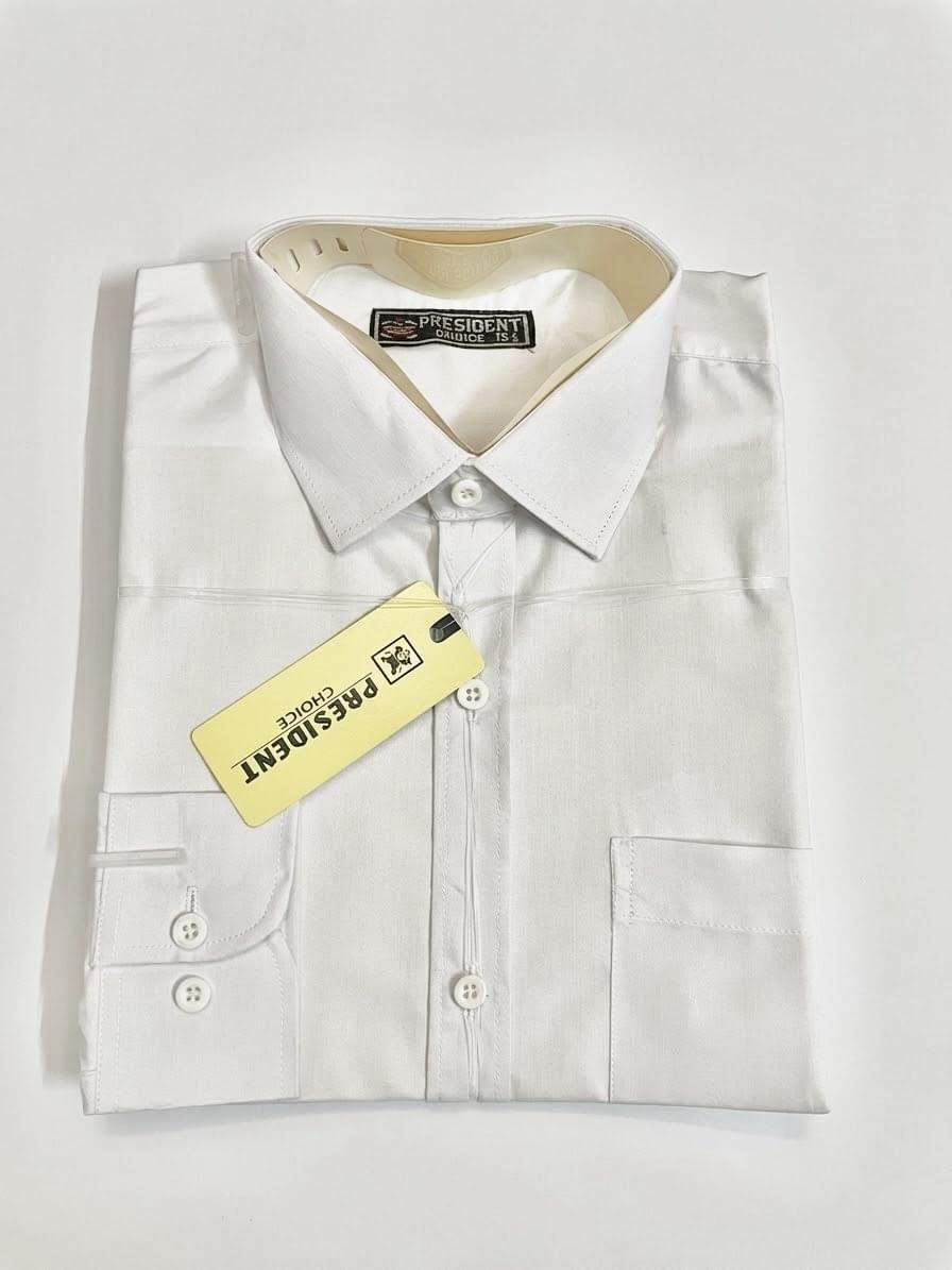 White Full Sleeve Shirt Medium Grade - Image 1